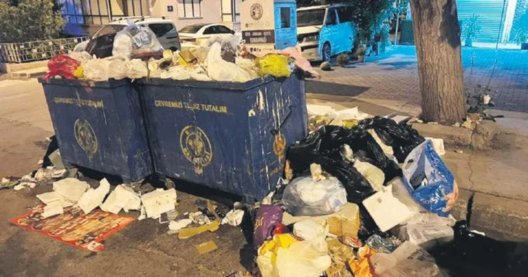 İzmir’de yine çöp dağları