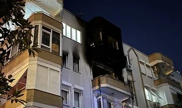 Alanya'da 5 katlı binada yangın: 1 kişi hayatını kaybetti #antalya