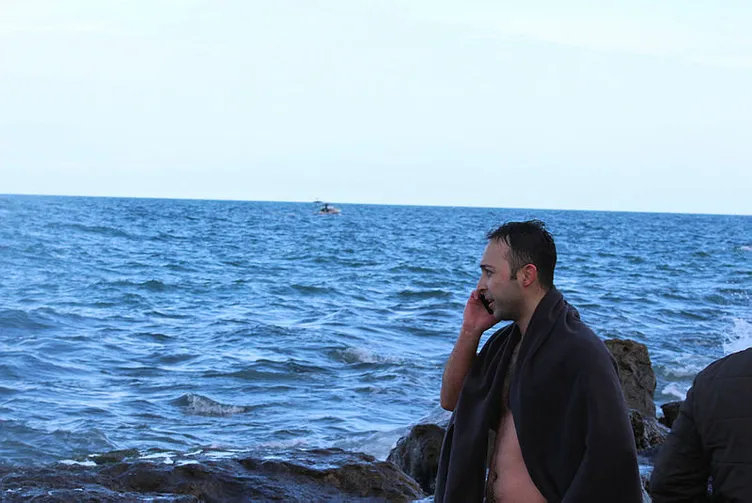 Psikolojik tedavi gördüÄü iddia edilen kadın Trabzon'da buz gibi suya atladı!