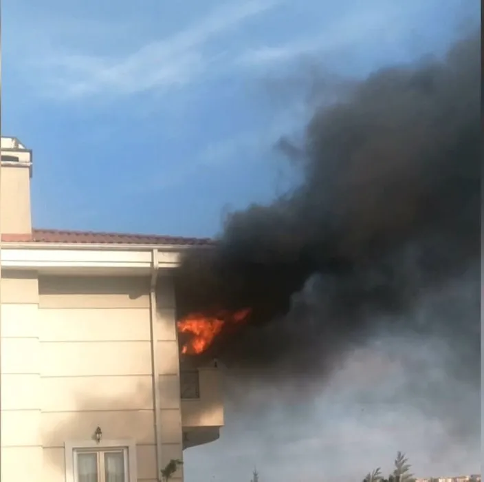 SON DAKİKA: İstanbul’da lüks villada yangın! Rus sevgili böyle atladı!