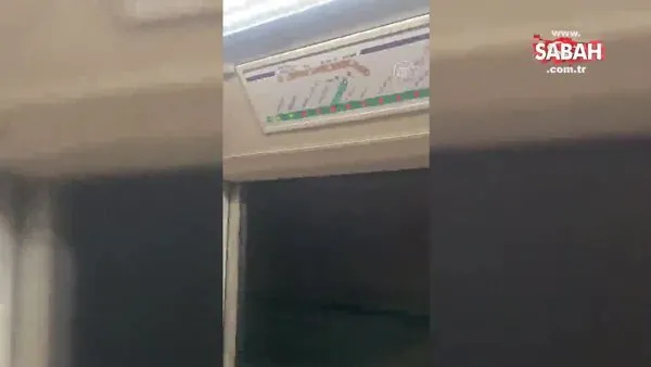 İstanbul'da metro aracı kapısı açık şekilde seferine devam etti | Video
