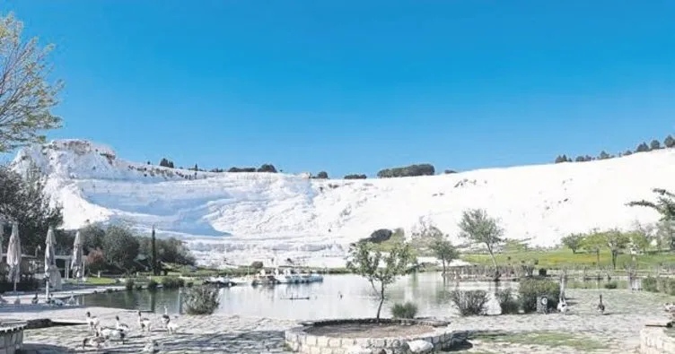 Pamukkale artık daha beyaz