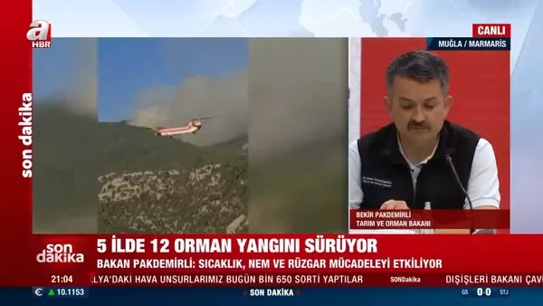 Son dakika: Tarım ve Orman Bakanı Pakdemirli ve İçişleri Bakanı Soylu'dan yangınlarla ilgili flaş açıklamalar - 2