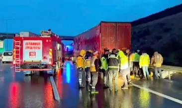 Yağışlı havada ölümlü kaza
