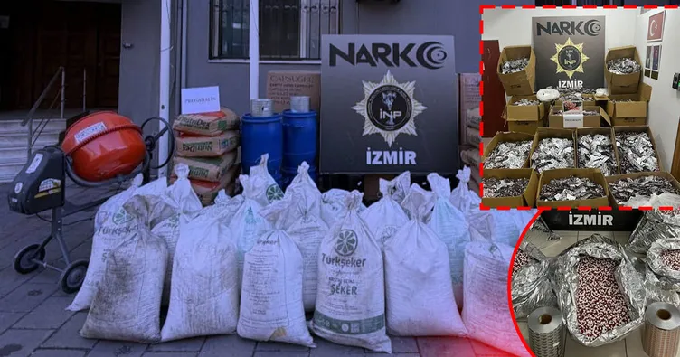 İzmir merkezli 3 ilde zehir tacirlerine dev operasyon: Milyonlarca uyuşturucu madde ele geçirildi!