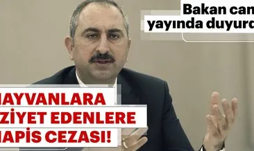 Son dakika: Adalet Bakanı Gül canlı yayında duyurdu!