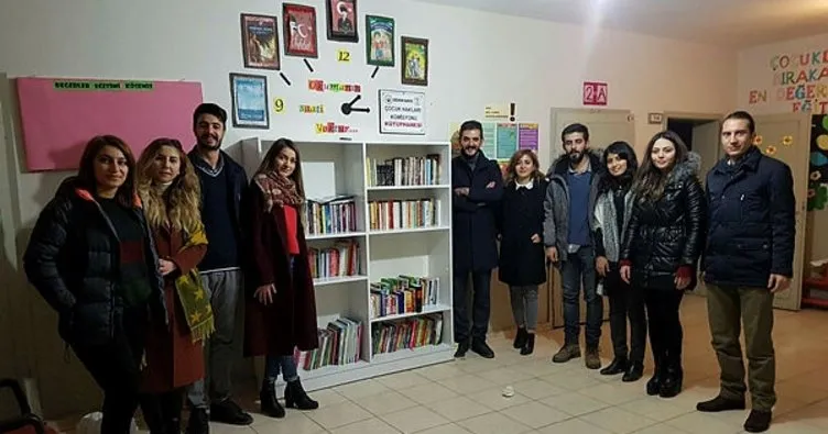 Çocuk Hakları Komisyonu’ndan köy okuluna kütüphane