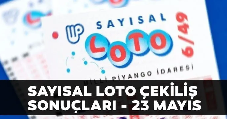 Sayısal Loto çekiliş sonuçları açıklandı: 23 Mayıs Sayısal Loto çekiliş sonucu ve bilet sorgulama işlemi ekranı