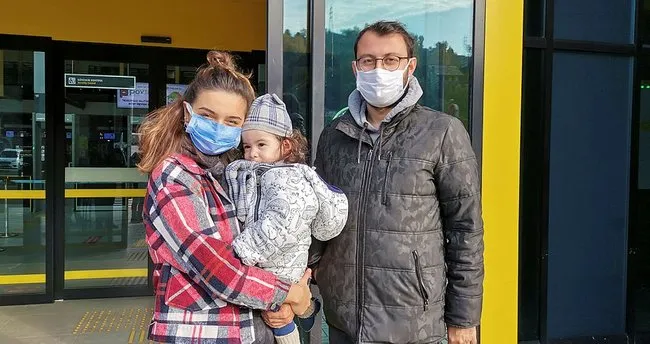 Tedavisi için gerekli para toplanan SMA hastası Demir Ali'nin ABD yolculuğu başladı
