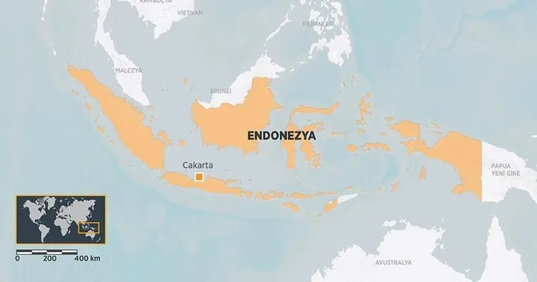 Endonezya’da 5,4 büyüklüğünde deprem