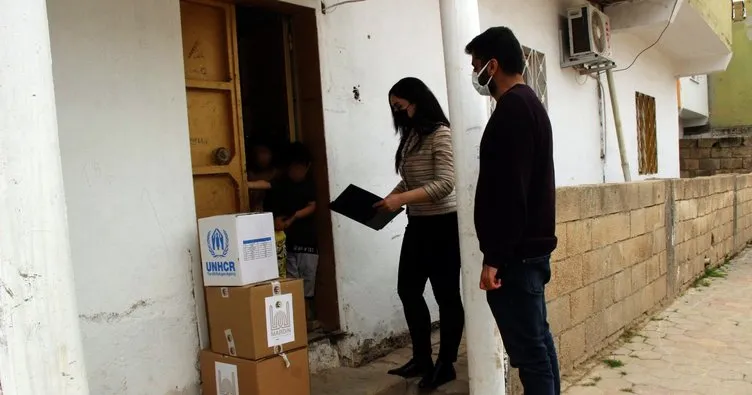 Suriyeli ihtiyaç sahibi ailelere gıda ve temizlik malzemesi dağıtımı