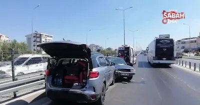 Manavgat’ta iki otomobil çarpıştı: 3 yaralı | Video