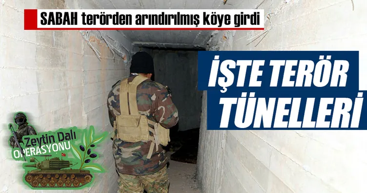 İşte terör tünelleri