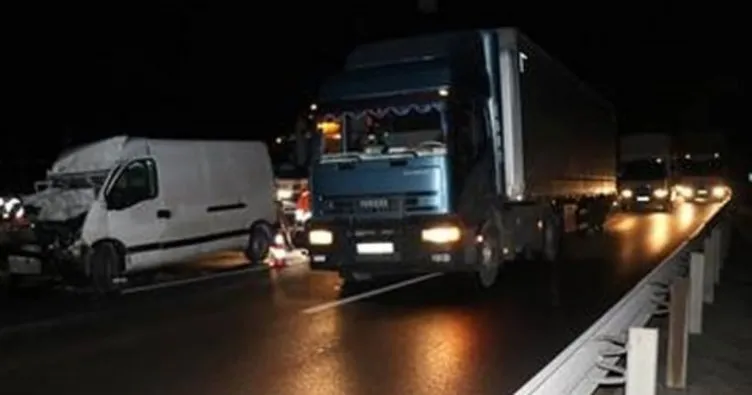 Kocaeli’de zincirleme trafik kazası: 1 yaralı