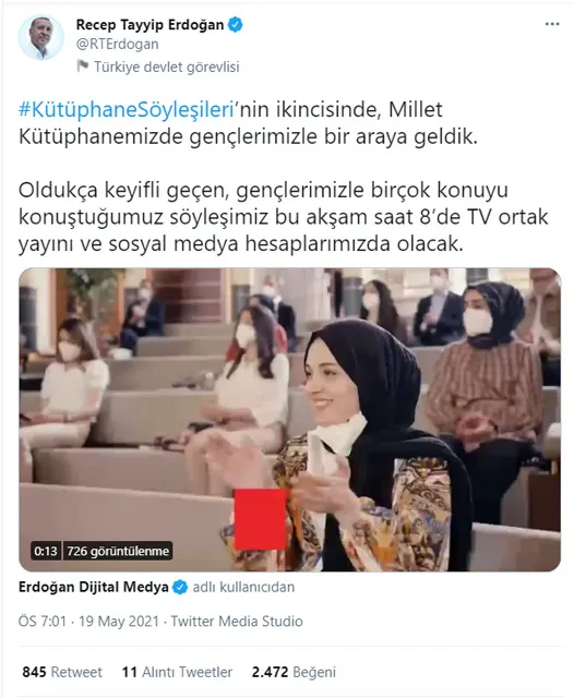 son-dakika-haberi-baskan-erdogan-genclerle-bir-araya-geldi-1621440827851.jpg Son Dakika Haberi... Başkan Erdoğan'dan Netanyahu benzetmesine tepki: Filistin'in haritadaki yerini bilmeyecek kadar zavallıdır