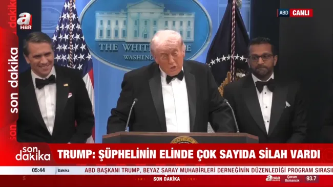 SON DAKİKA I ABD Başkanı Trump'ın yemeğinde silah sesleri: Trump ve kabine üyeleri salondan çıkarıldı! Saldırgan yakalandı...