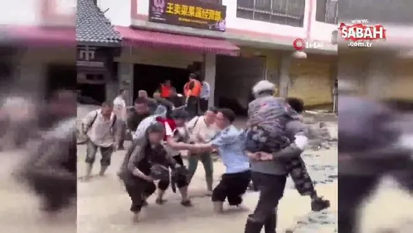 Çin’de sel felaketi: 12 ölü, 12 kayıp | Video
