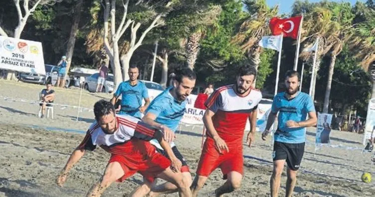 TFF Plaj Futbolu Arsuz etabı tamamlandı