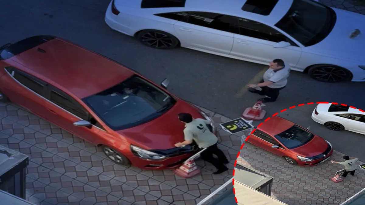 Kağıthane’de hastane otoparkı ücreti kriz çıkarttı! Aracını valenin üzerine sürdü: O anlar kamerada Kağıthane’de hastane otoparkı ücreti kriz çıkarttı! Aracını valenin üzerine sürdü: O anlar kamerada