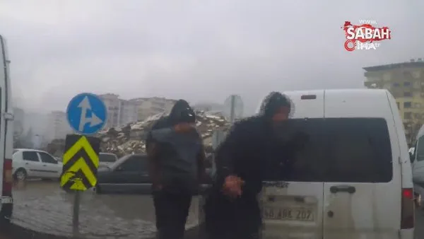 Kahramanmaraş’ta 6 Şubat depremi sonrasında yaşananlar araç kamerasında | Video