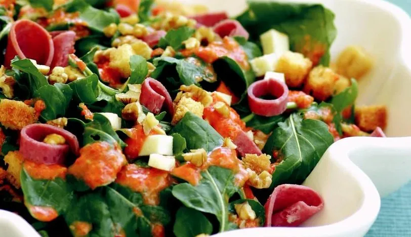 Jambonlu Tere Salatası