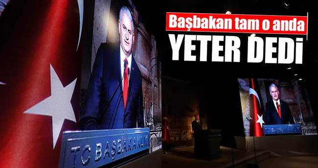 Başbakan Yıldırım flaşlardan rahatsız olunca...