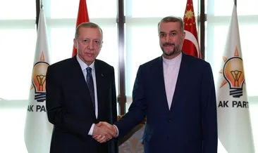 Başkan Erdoğan İran Dışişleri Bakanı Hüseyin Emir Abdullahiyan’ı kabul etti