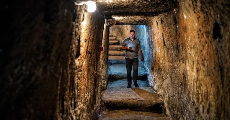 Gaziantep’in yer altı tünelleri gün yüzüne çıkarıldı