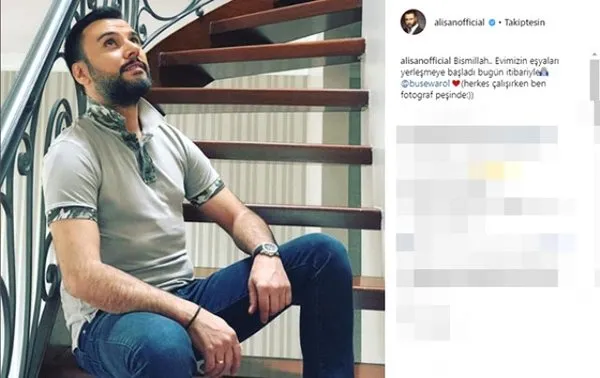 Evlilik hazırlığı yapan Alişan yeni evinin yerlerini böyle sildi