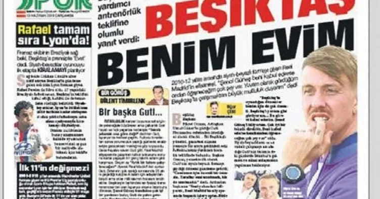 Sabah ne dediyse o! Guti, Beşiktaş’ta