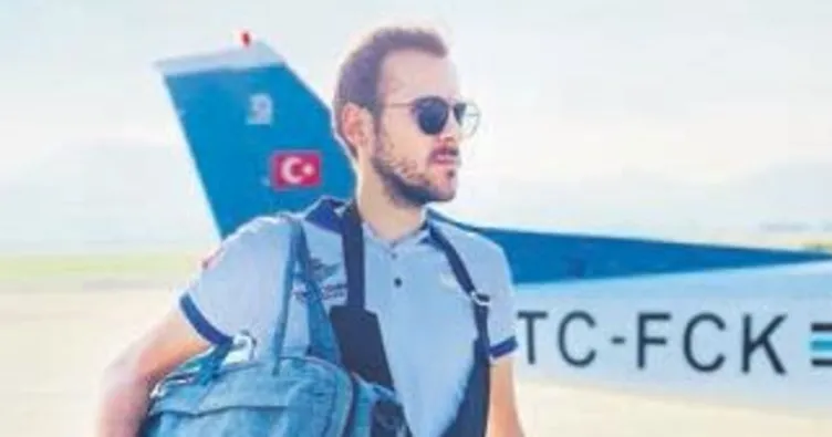 Ümit Erdım uçuşa geçti havadan selam çaktı