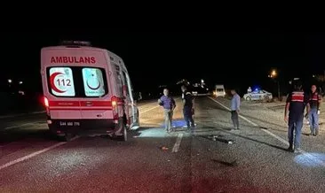 Malatya'da korkunç kaza! Önce otomobil çarptı sonra başka araç #malatya