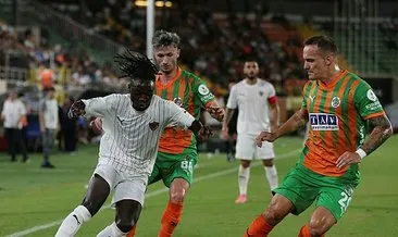 Alanyaspor ile Hatayspor yenişemedi