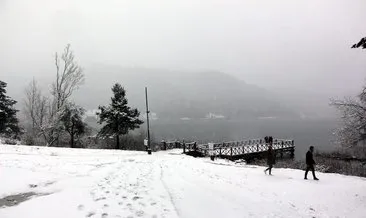 Abant ve Kartalkaya’da kar manzaraları