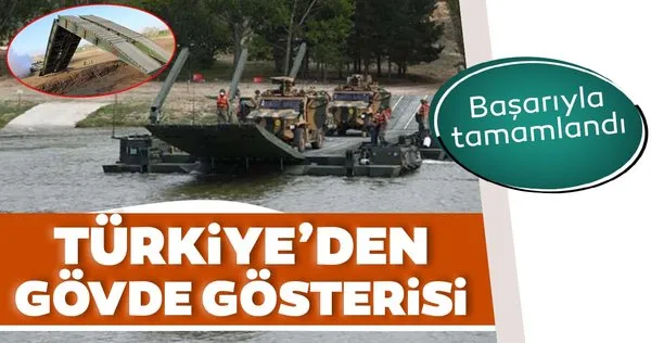 Son dakika! Türkiye'den gövde gösterisi! Tatbikat başarıyla tamamlandı