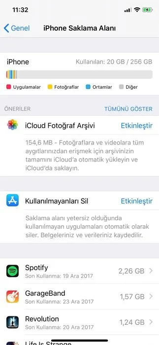 yavaslayan iphone u hizlandirmak icin