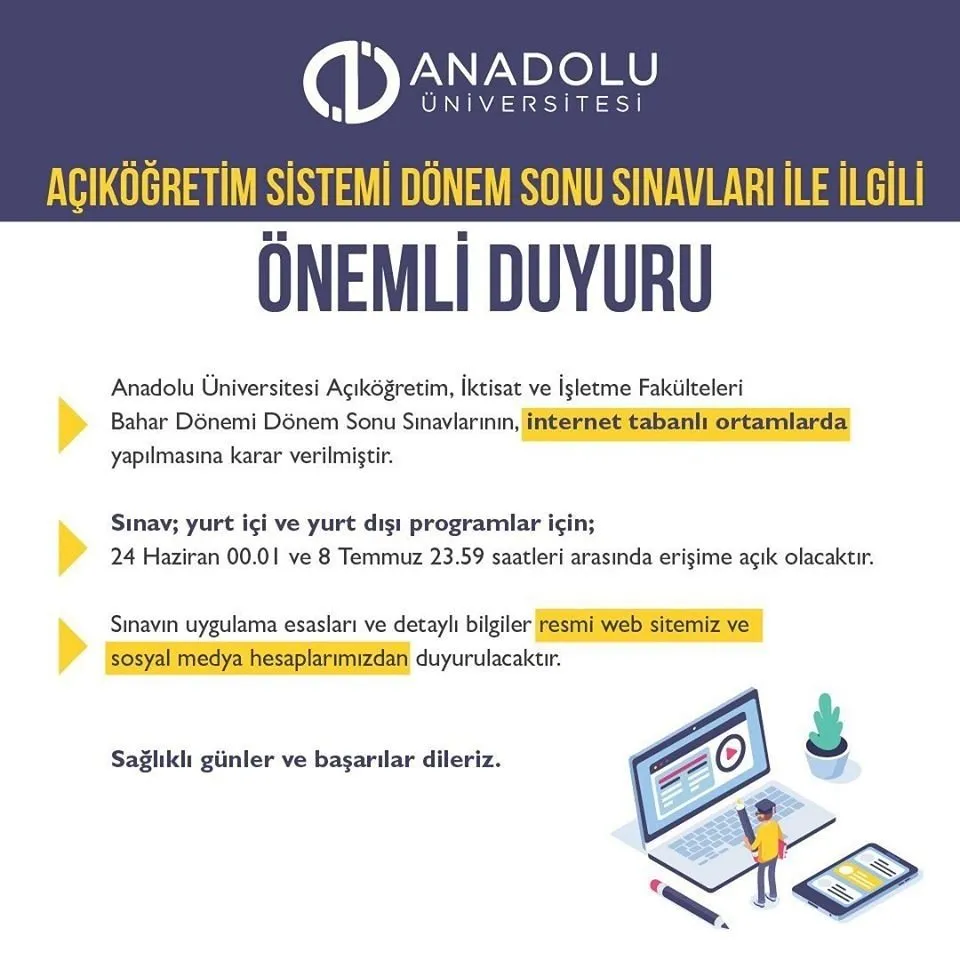 anadolu universitesi 2020 aof