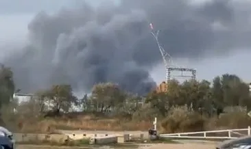 Kırım’da iniş yapan uçakta patlama meydana geldi