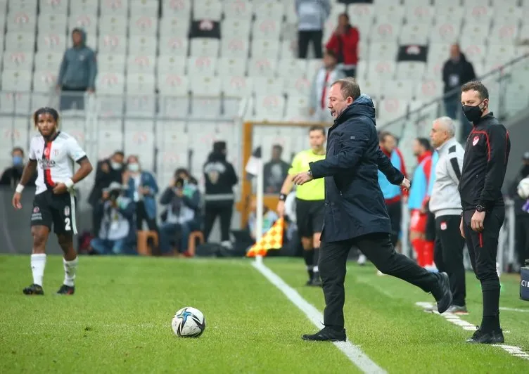 Son dakika: Beşiktaş-Sivasspor maçı sonrası olay sözler! Aptal aptal konuşunca... Sergen Yalçın, Yaşar Kemal Uğurlu, Josef, Güven Yalçın