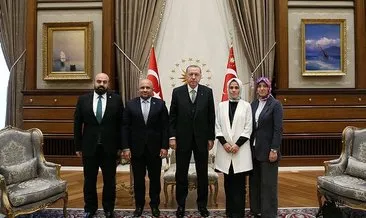 Cumhurbaşkanı Erdoğan Yeşilay başkanı Öztürk’ü kabul etti