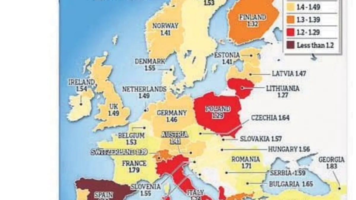 Elon Musk harita paylaştı: Avrupa ölüyor Elon Musk harita paylaştı: Avrupa ölüyor