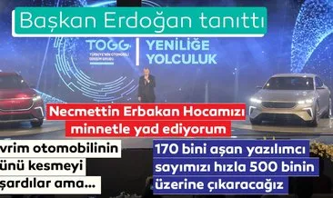 Başkan Erdoğan’dan Yerli Otomobil tanıtım töreninde önemli açıklamalar...