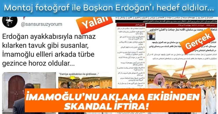 İmamoğlu’nu aklama ekibinden çirkin iftira