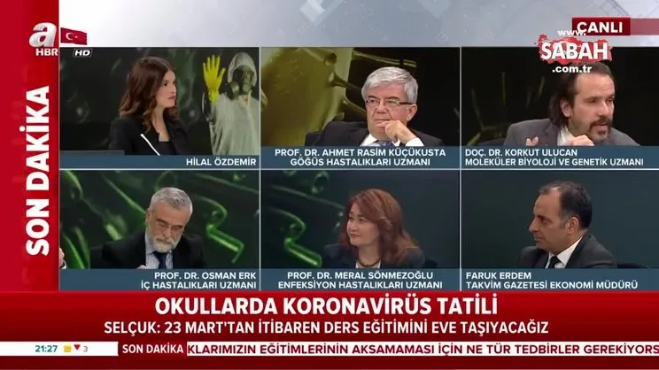 Uzmanlar korona virüsle ilgili doğru bilinen yanlışları canlı yayında açıkladı | Video