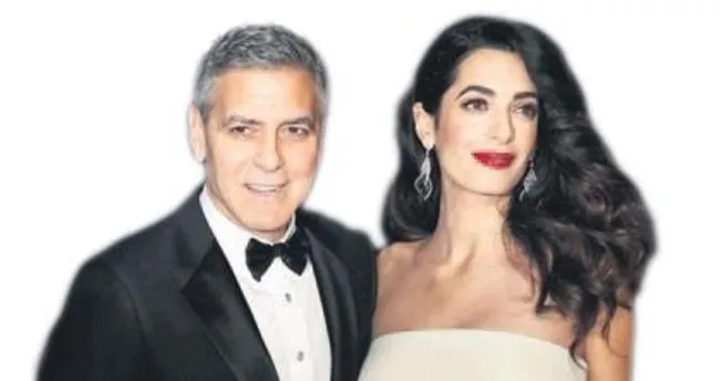 Gözler Clooney’nin ikizlerinde
