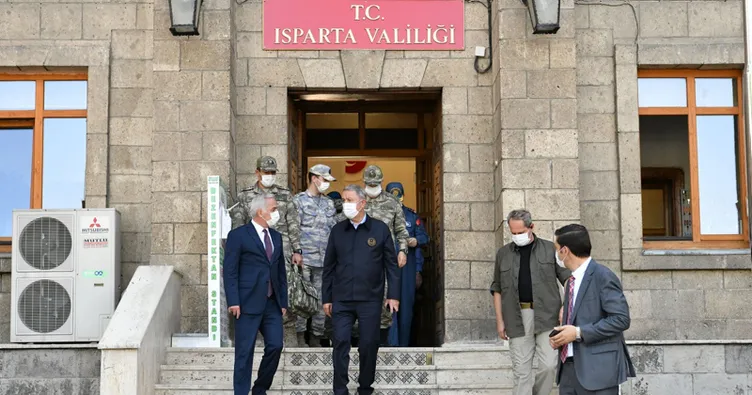 Milli Savunma Bakanı Akar, Isparta’da