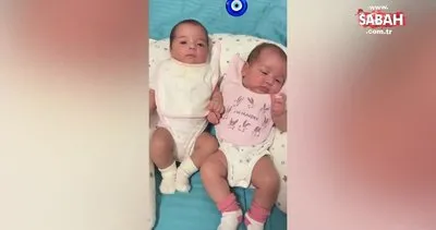Seray Sever ikiz kızları Alya ve Sofia’nın yeni hallerini paylaştı! Tatlı ikizlere Maşallah yorumu yağdı | Video