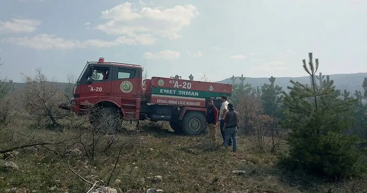 Kütahya’da 50 dönüm karaçam ormanı yandı
