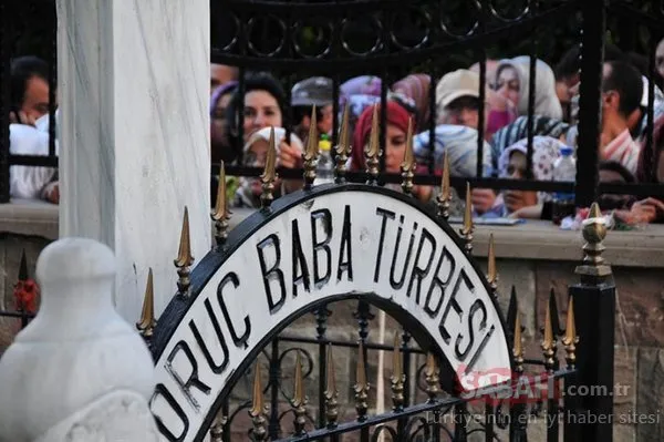 Oruç Baba'da ekmek-sirke ile ilk iftar heyecanı