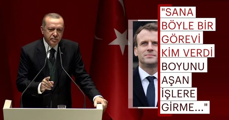 Cumhurbaşkanı Erdoğan’dan Fransa’ya sert tepki!